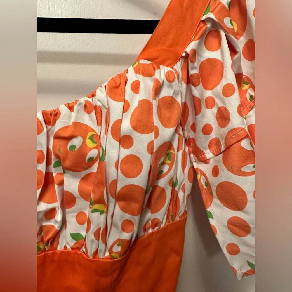 Disney Parks Collectible Little Orange Bird Dress with Custom Bell Sleeves NEW - Picture 4 of 9